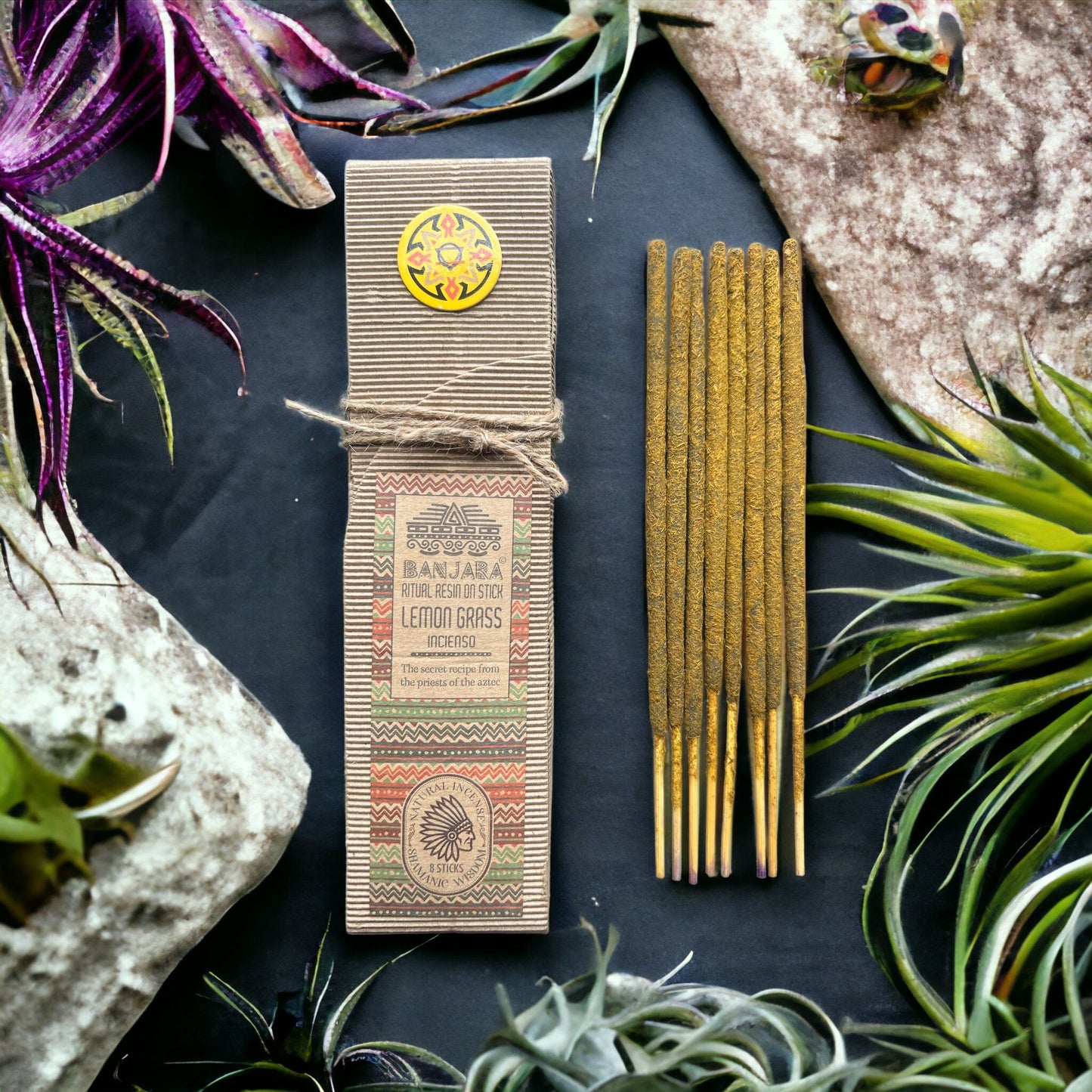 Incienso de Resina para Rituales - Hierba de limón