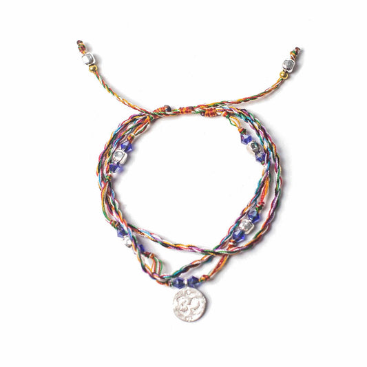 Pulsera de cuerda del templo - OM EN LA SERENIDAD