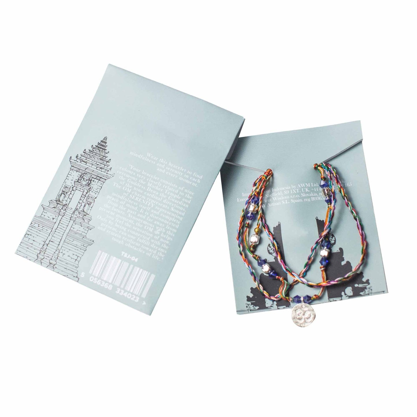Pulsera de cuerda del templo - OM EN LA SERENIDAD