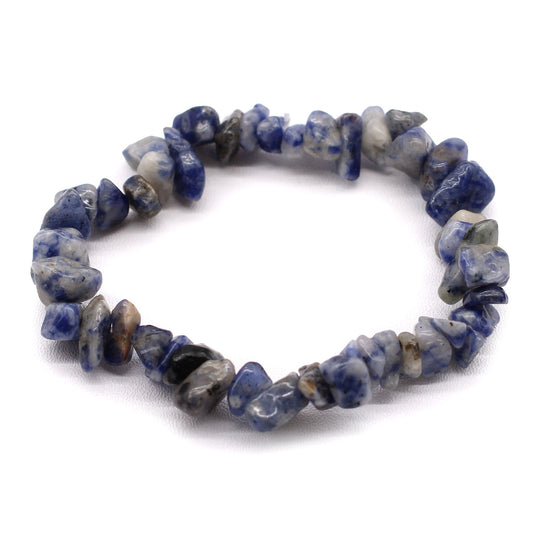 Pulsera de Piedras Preciosas - Sodalita - CLARIDAD