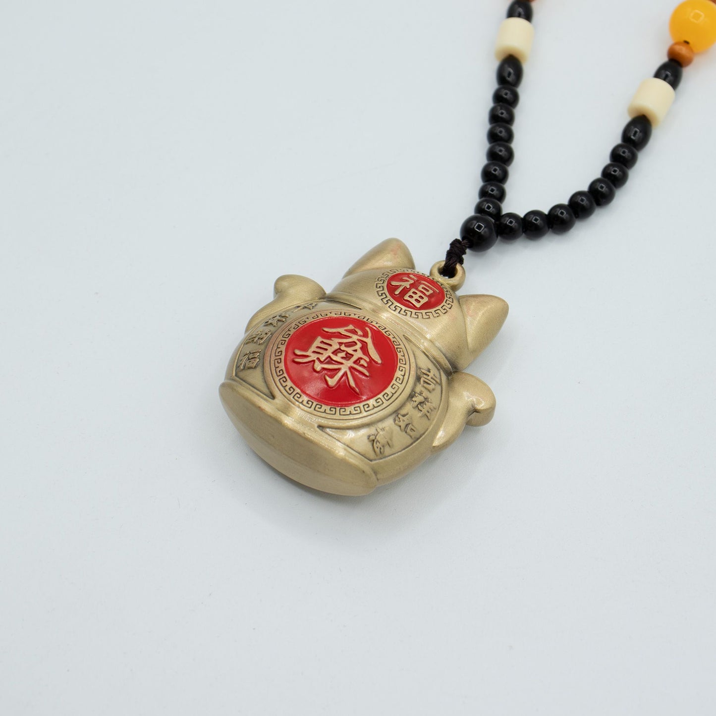 Colgante de Feng Shui - Amuleto GATO DE LA SUERTE