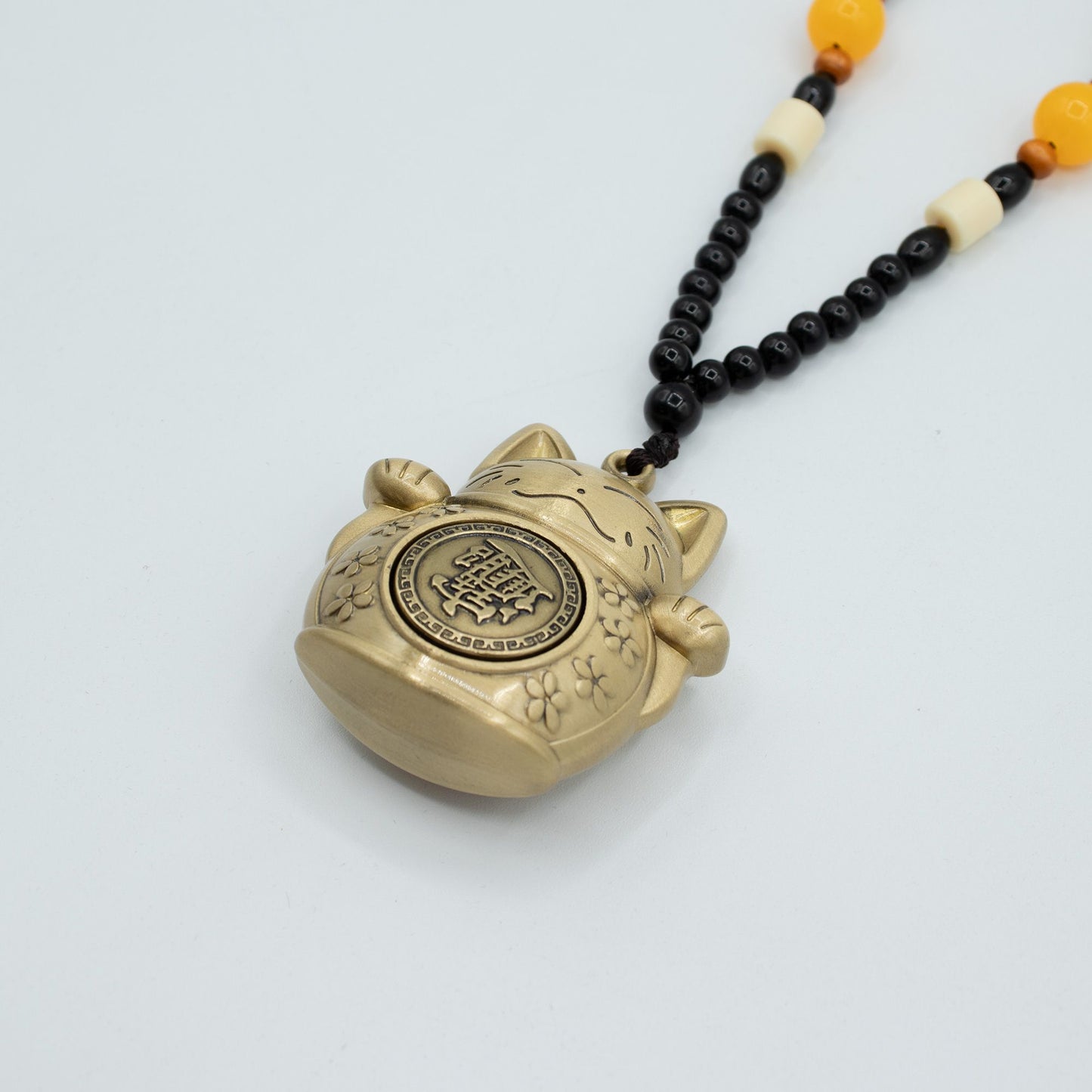 Colgante de Feng Shui - Amuleto GATO DE LA SUERTE