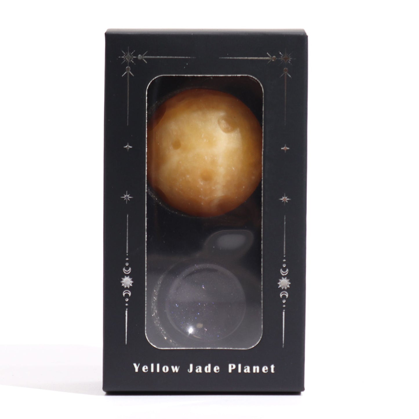 Planeta Saturno de Jade Amarillo