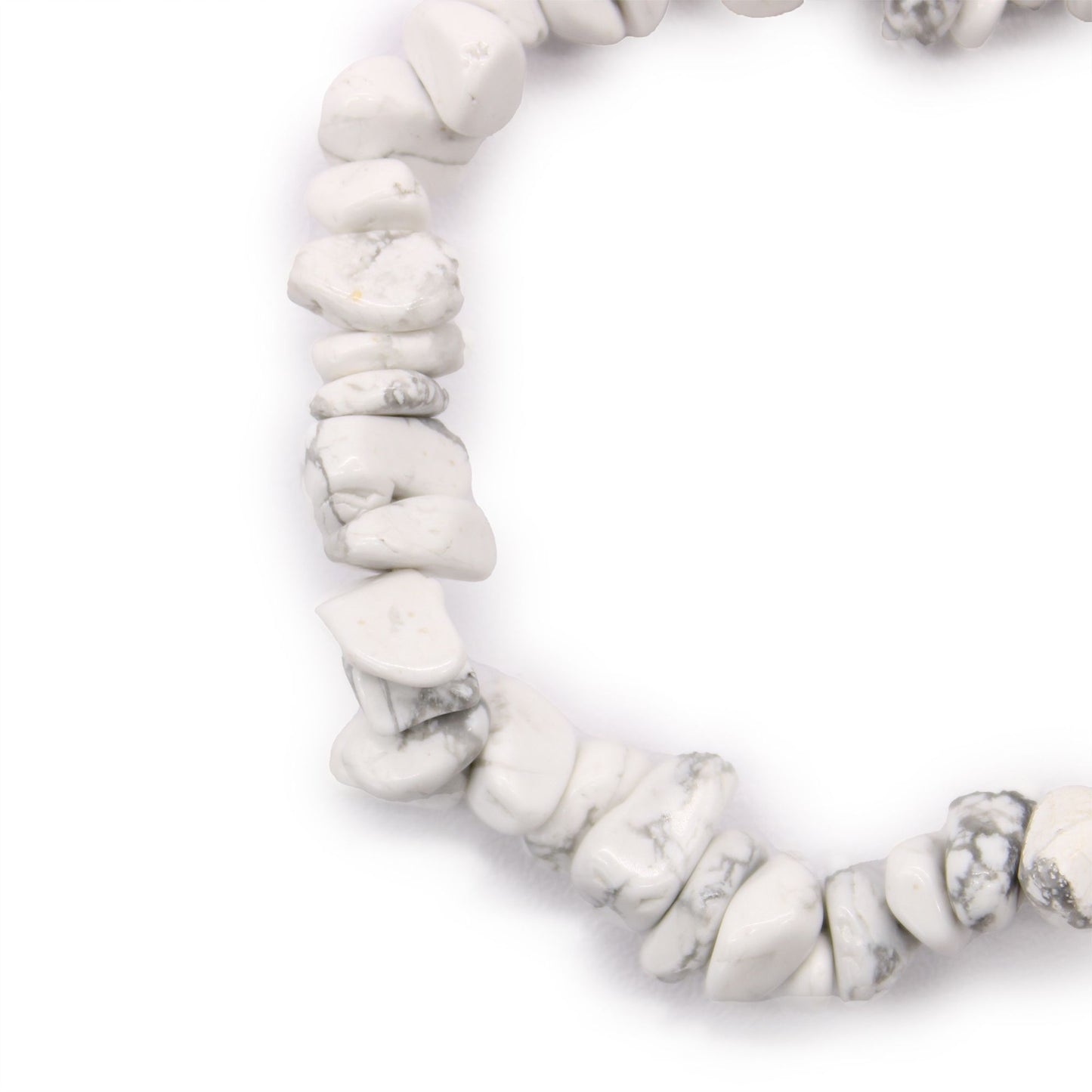 Pulsera de Piedras Preciosas - Jaspe blanco - PAZ