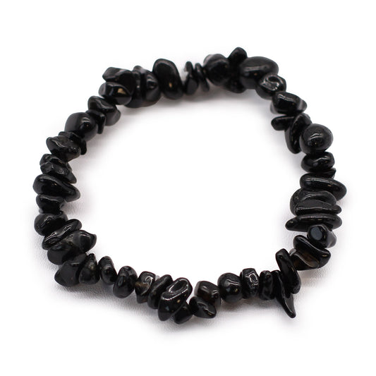 Pulsera de Piedras Preciosas - Ágata negra - FORTALEZA