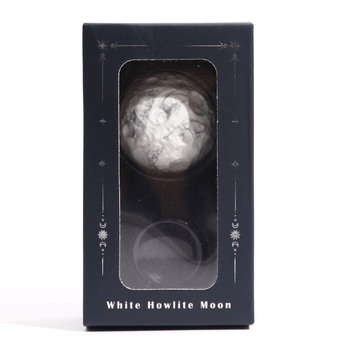 Planeta Luna Howlite Blanco