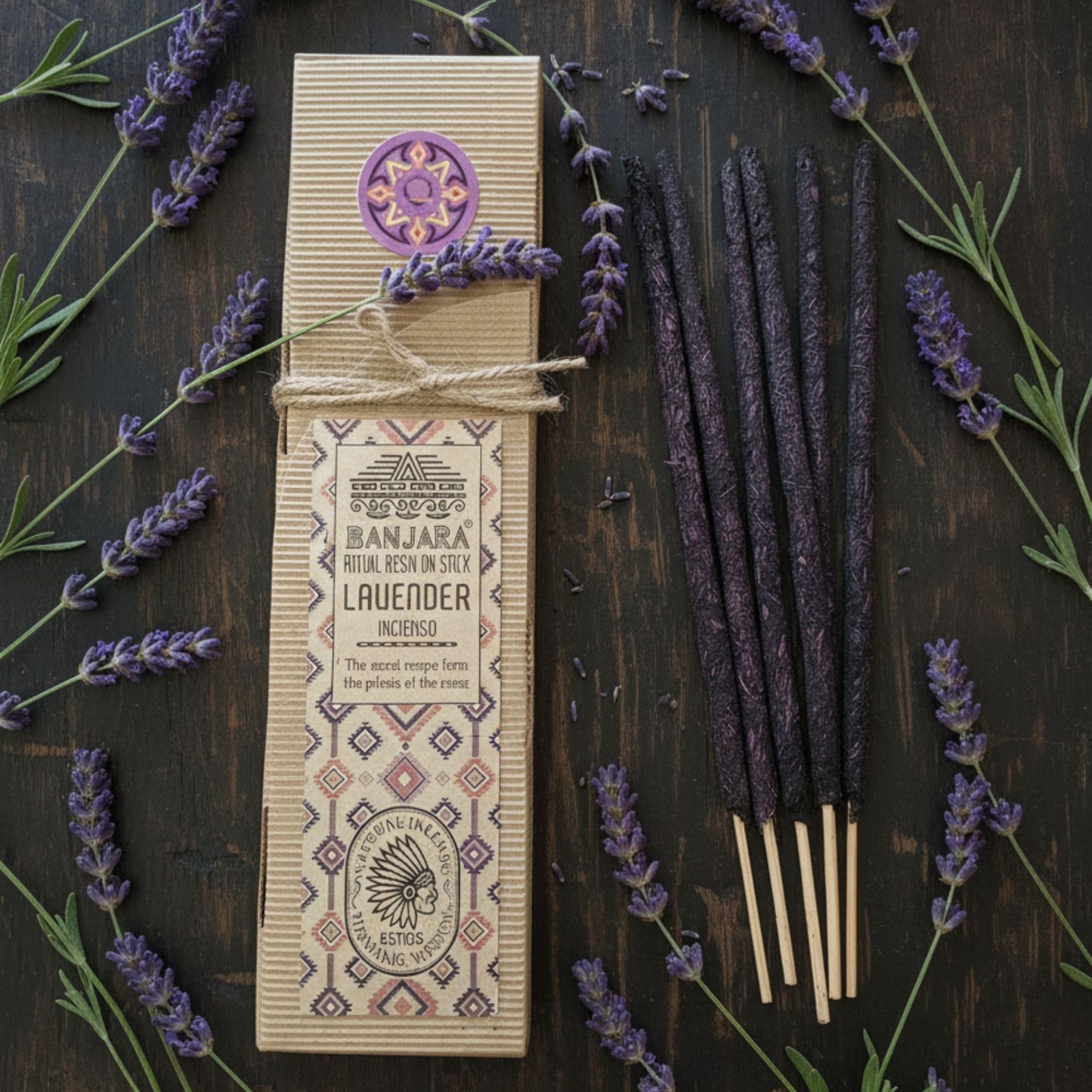 Incienso de Resina para Rituales - Lavanda