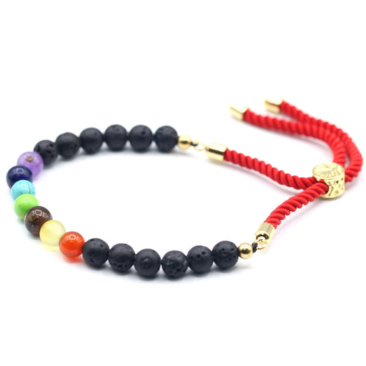 Pulsera de Piedras Vólcanicas