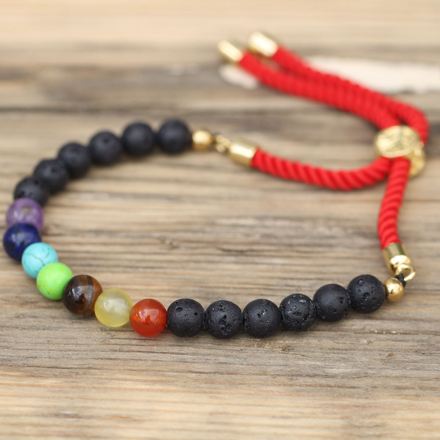 Pulsera de Piedras Vólcanicas